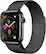 Left. Apple - Apple Watch Series 4 (GPS + Cellular) 40mm Space Black Stainless Steel Case with Space Black Milanese Loop.