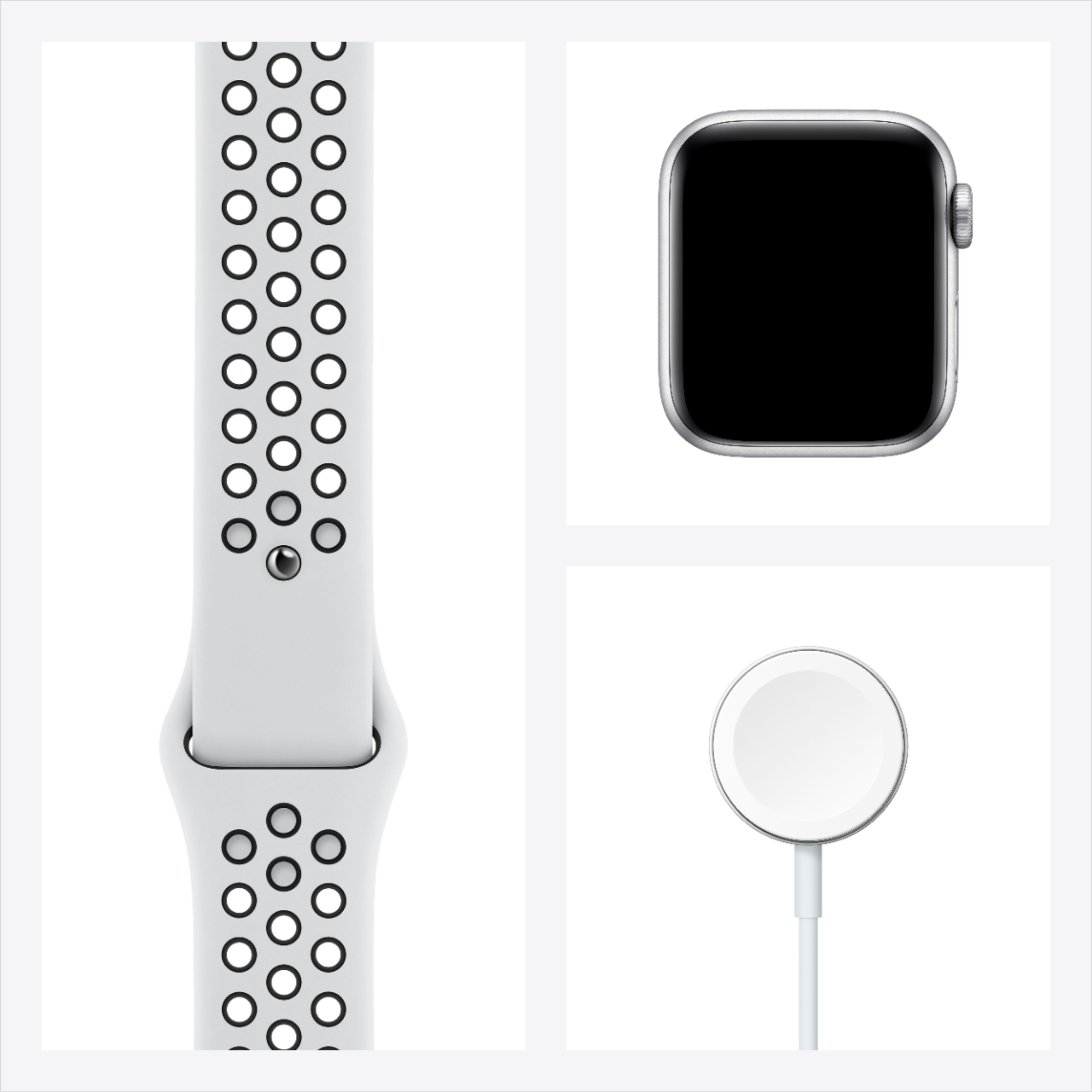 apple watch series 4 nike  40mm silver