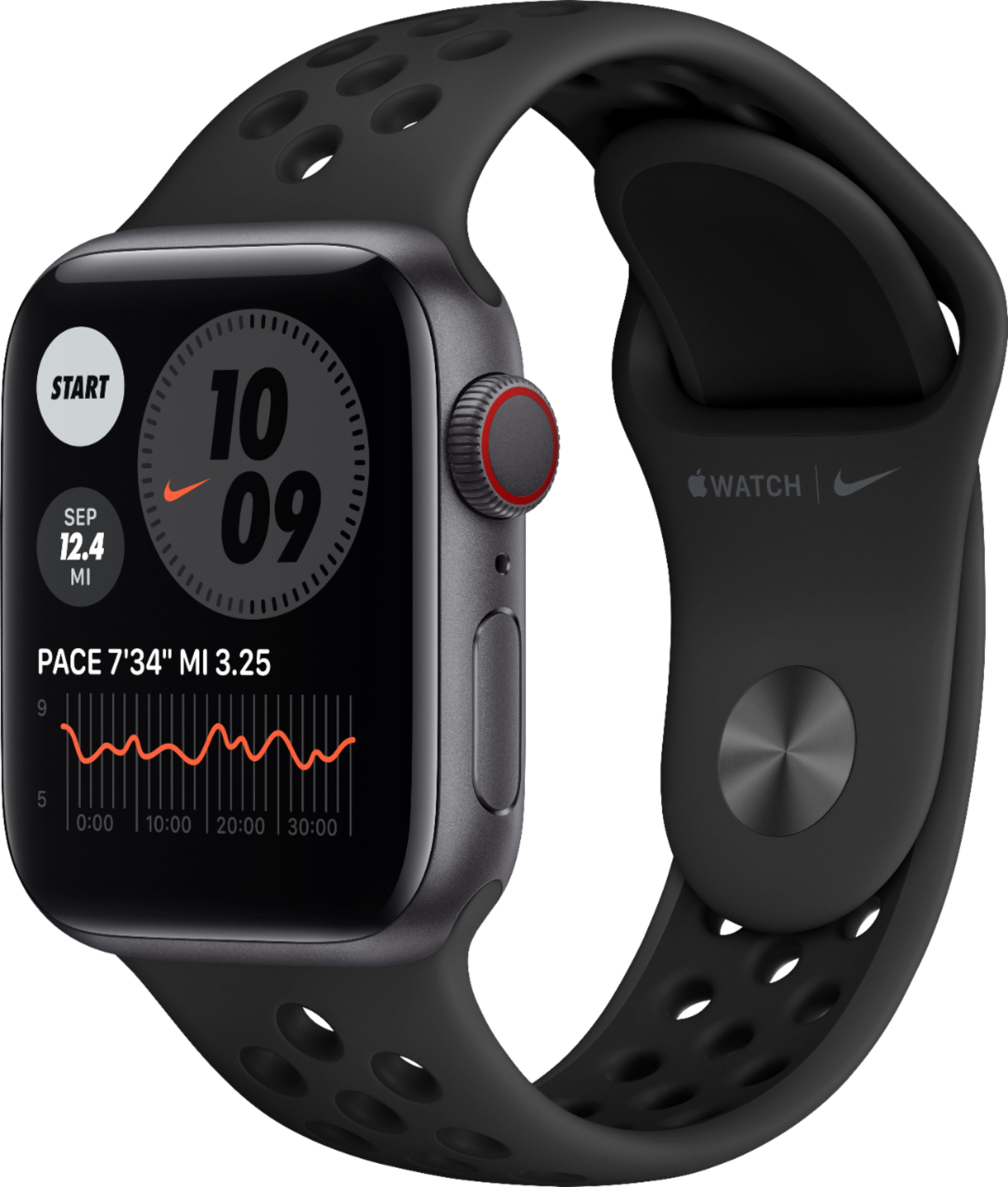 Apple Watch Nike Series 6 (GPS + Cellular) 40mm Space - Best Buy