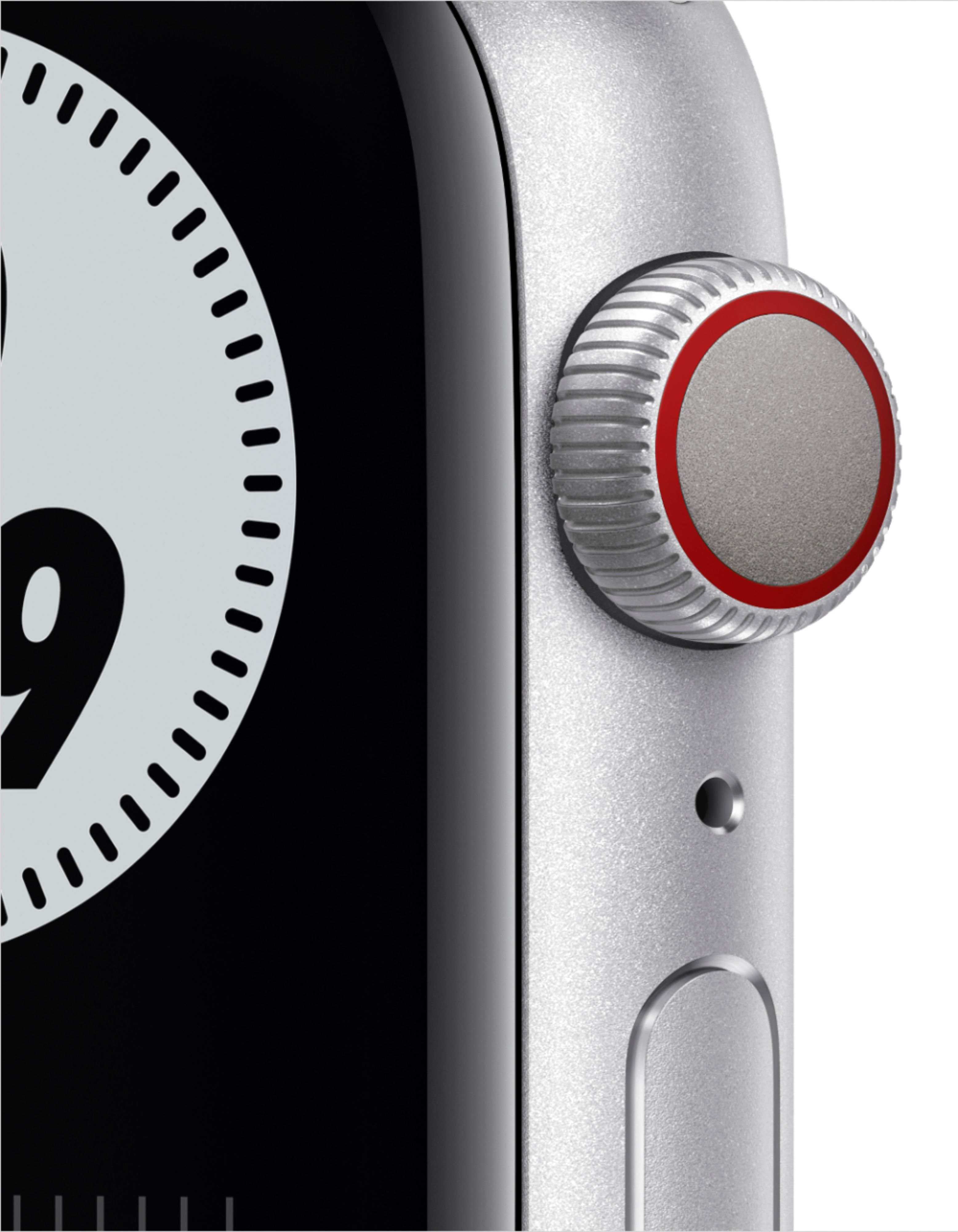 Apple Watch Nike Series 6 (GPS + Cellular) 44mm Silver Aluminum 