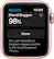 Alt View 12. Apple - Apple Watch Series 6 (GPS + Cellular) 40mm Gold Aluminum Case with Pink Sand Sport Band - Gold.