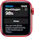 Alt View 12. Apple - Apple Watch Series 6 (GPS + Cellular) 40mm Aluminum Case with Red Sport Band - (PRODUCT)RED.