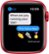 Alt View Zoom 14. Apple Watch Series 6 (GPS + Cellular) 40mm Aluminum Case with Red Sport Band - (PRODUCT)RED.