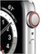 Alt View Zoom 11. Apple Watch Series 6 (GPS + Cellular) 40mm Silver Stainless Steel Case with White Sport Band - Silver.