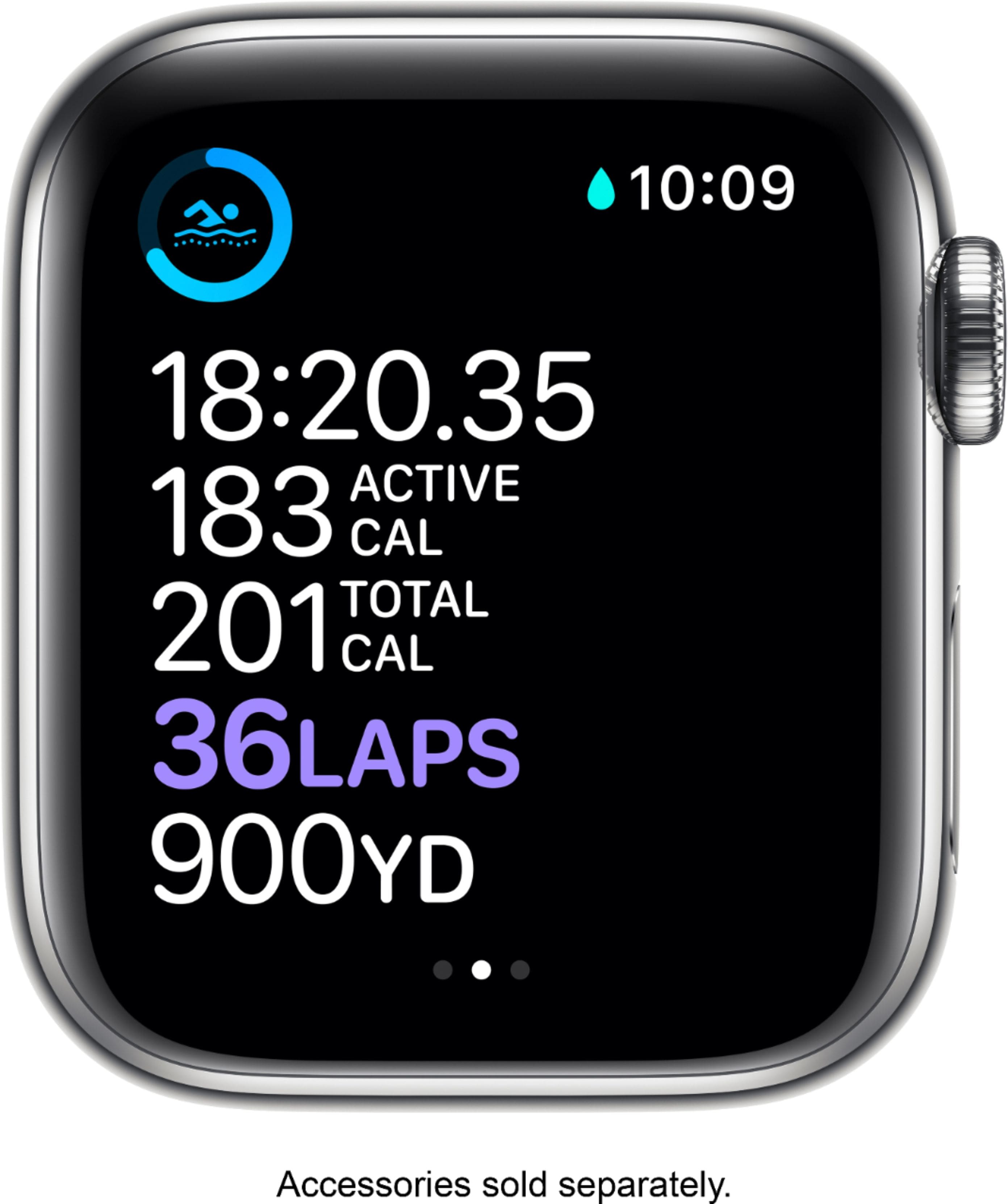 Best Buy: Apple Watch Series 6 (GPS + Cellular) 40mm Silver ...