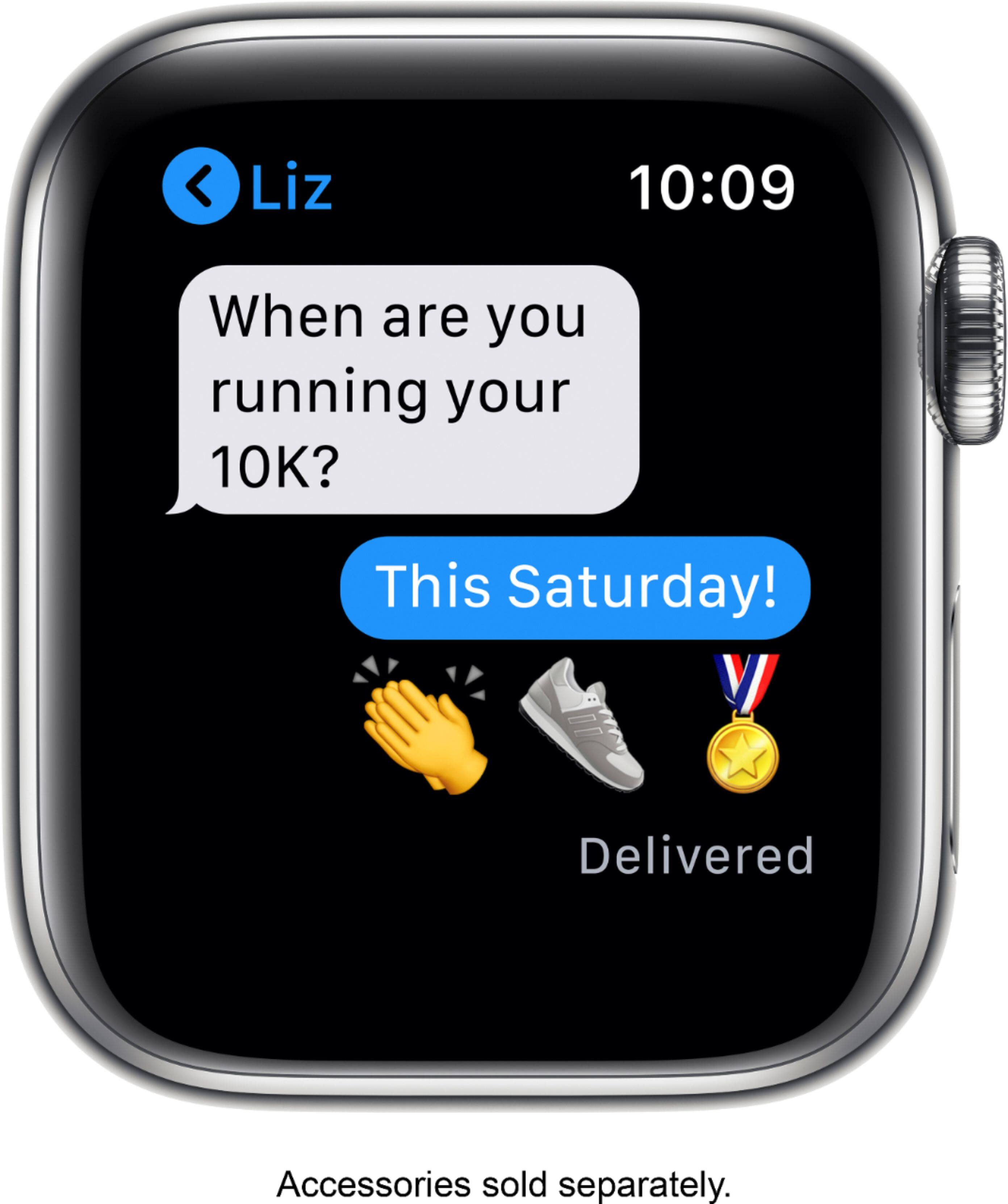 Liz asked, "When are you running your 10K? This Saturday!"