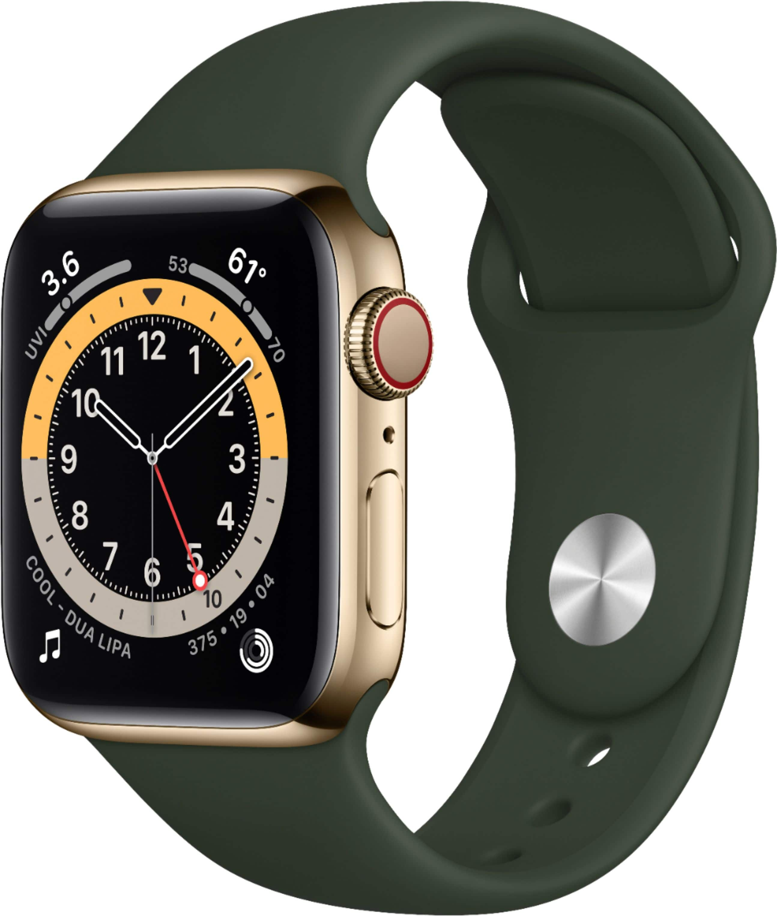 Apple Watch 6 ゴールド　セルラーメンズ