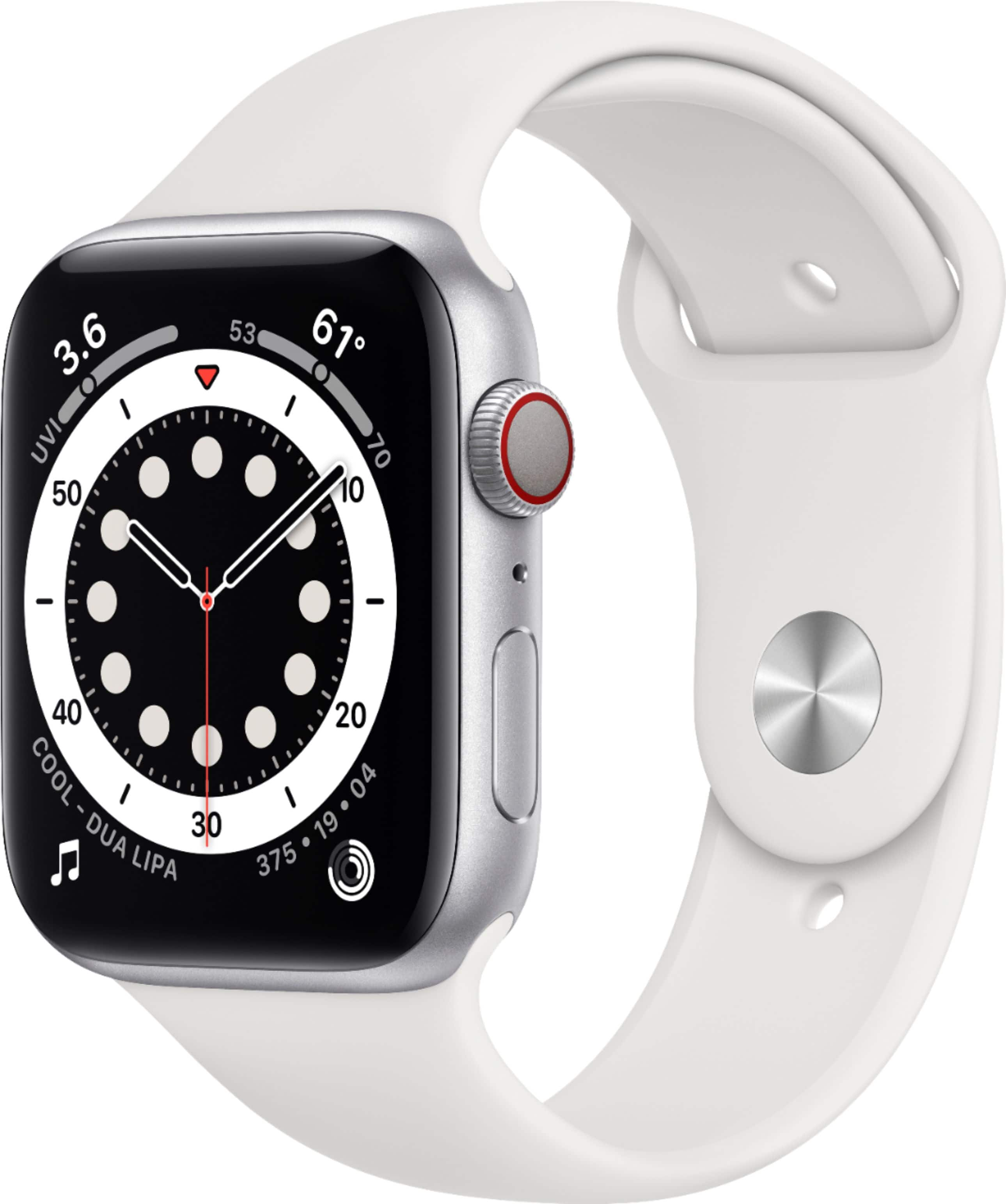 Apple Watch Series 6 (GPS + Cellular) 44mm Aluminum - Best Buy