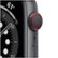 Alt View 11. Apple - Apple Watch Series 6 (GPS + Cellular) 44mm Aluminum Case with Black Sport Band - Space Gray.