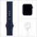 Alt View Zoom 15. Apple Watch Series 6 (GPS + Cellular) 44mm Aluminum Case with Deep Navy Sport Band - Blue.