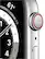 Alt View 11. Apple - Refurbished Apple Watch Series 6 (GPS + Cellular) 44mm Silver Stainless Steel Case with White Sport Band - Silver.