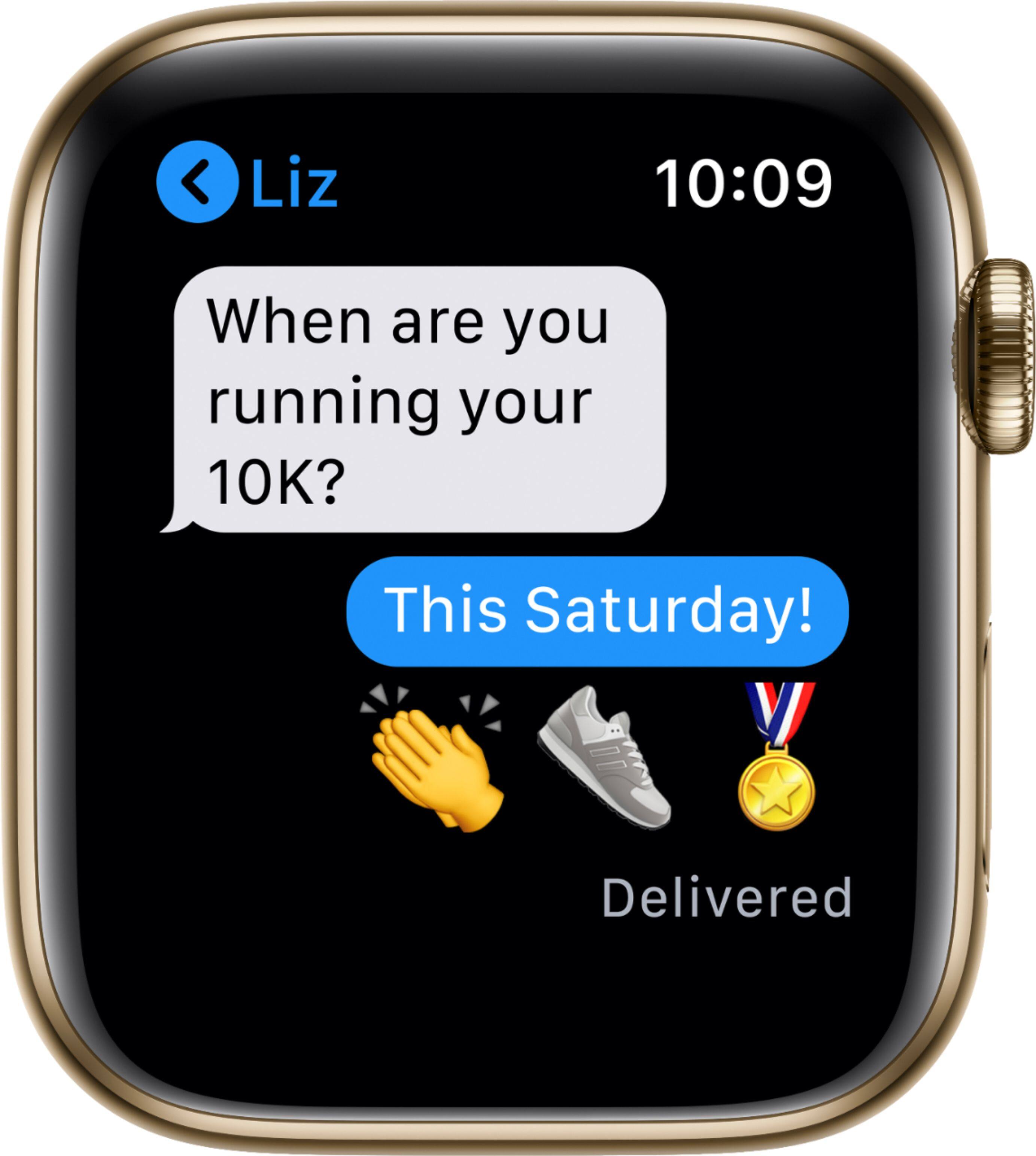 Liz: When are you running your 10K? This Saturday!

Delivered: