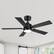 Alt View 1. Breezary - Breezary 42" Ceiling Fan with Integrated LED Light Kit, 6-Speed DC Motor, Remote Control and Reversible Blades - Matte Black.