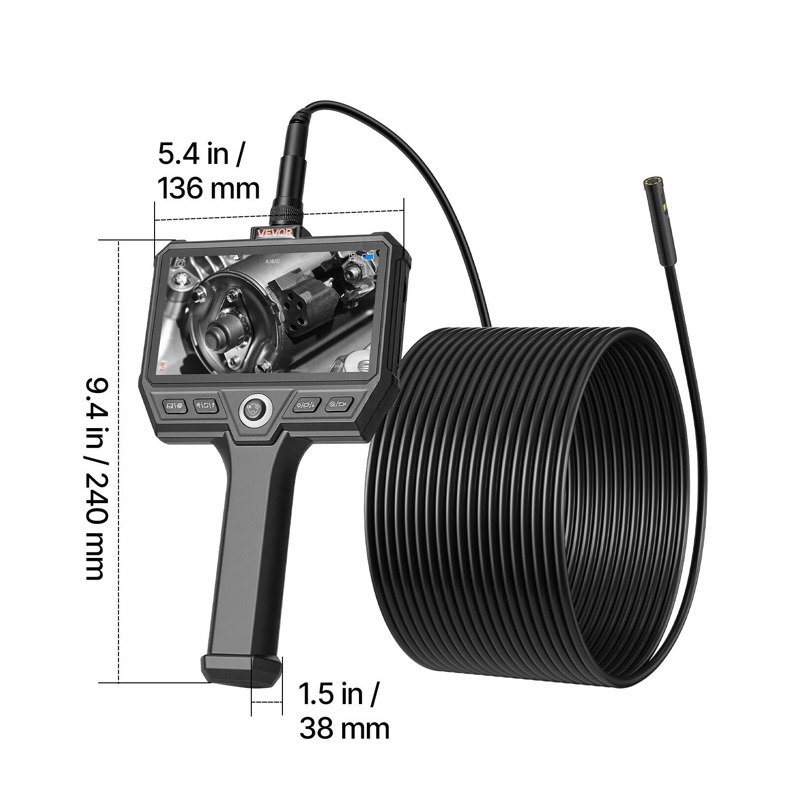 5.4 in / 136 mm  
9.4 in / 240 mm  
1.5 in / 38 mm