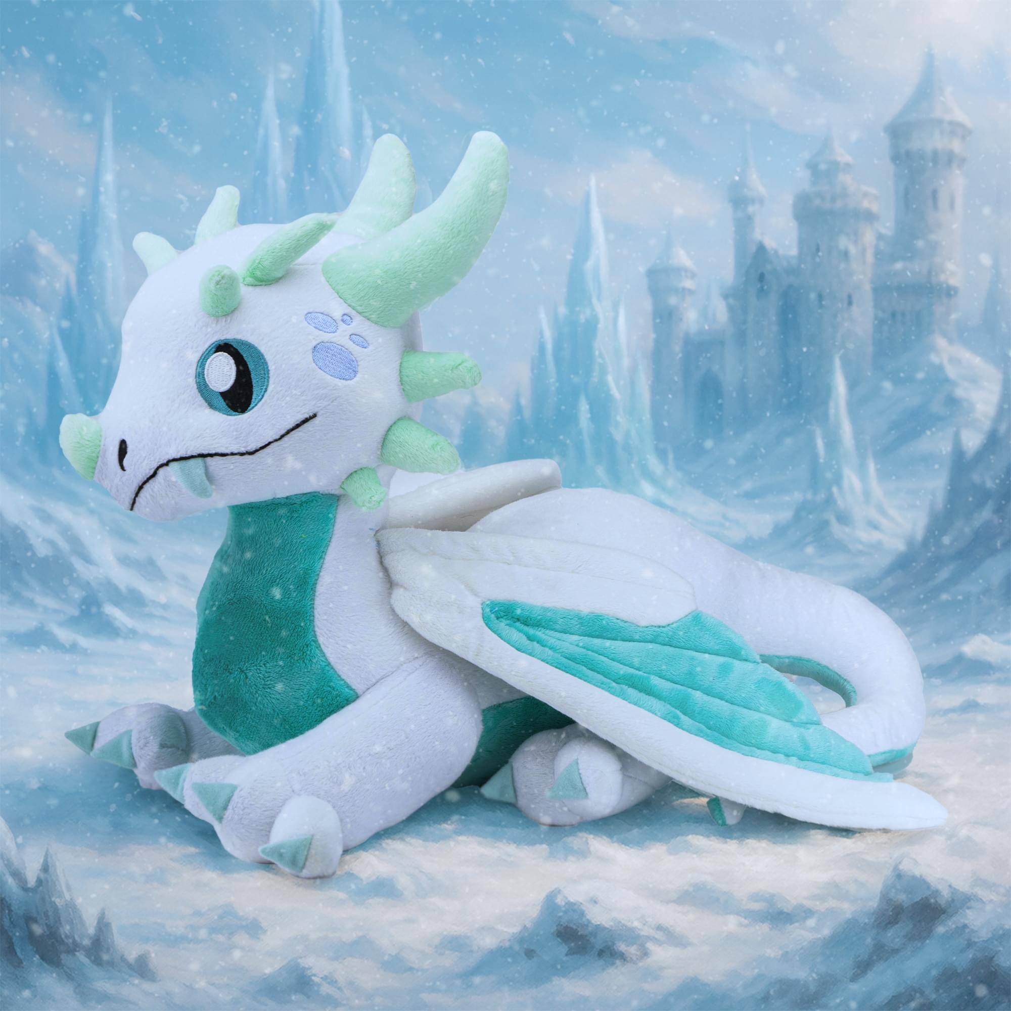 Alt View 3. Tentacle Kitty - Tentacle Kitty Campaign Critters Ice Dragon Plush - Multi-Colored.
