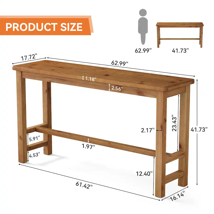Timber Sizes Table Tribesigns 63
