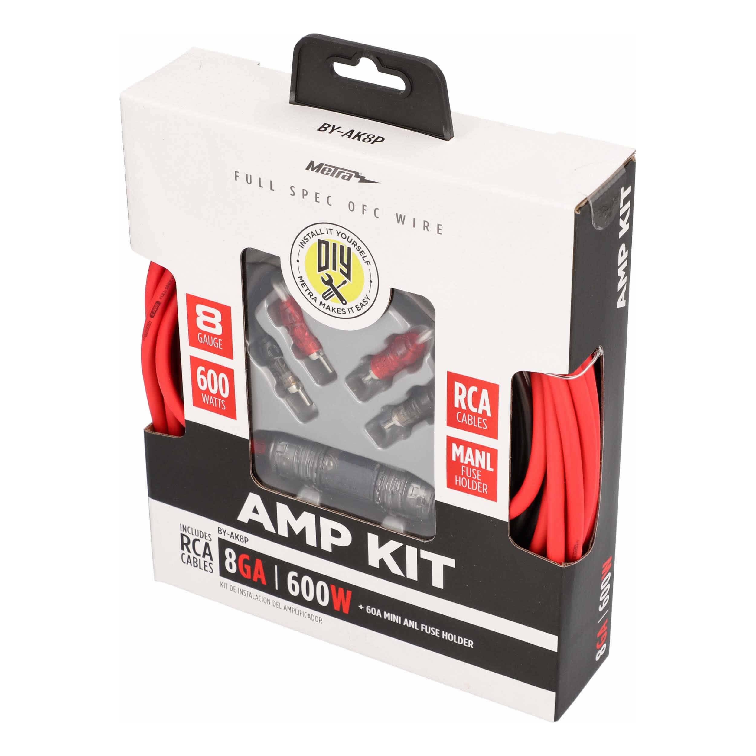 Alt View 11. Metra - 8AWG Complete Amp Kit - Multi.