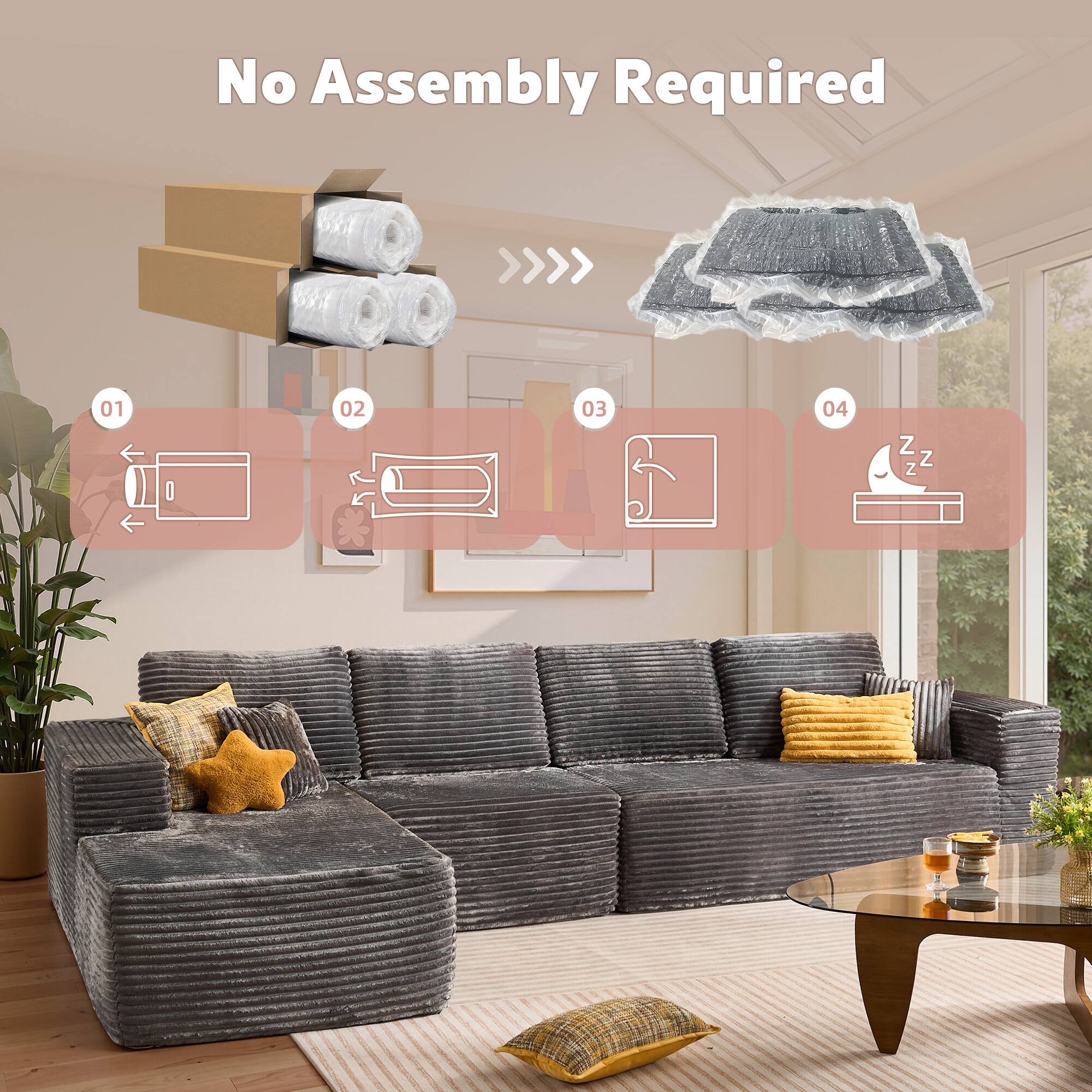 No Assembly Required

01 02 03 04