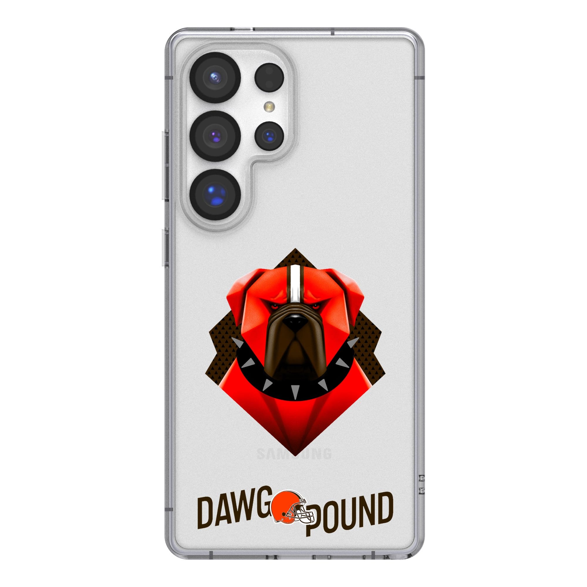 Keyscaper - NFL - Cleveland Browns Galaxy Clear Case - S23 Ultra - Multicolor