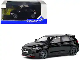 Hyundai i30 N Phantom 1/43 Diecast Model Car by Solido - Black