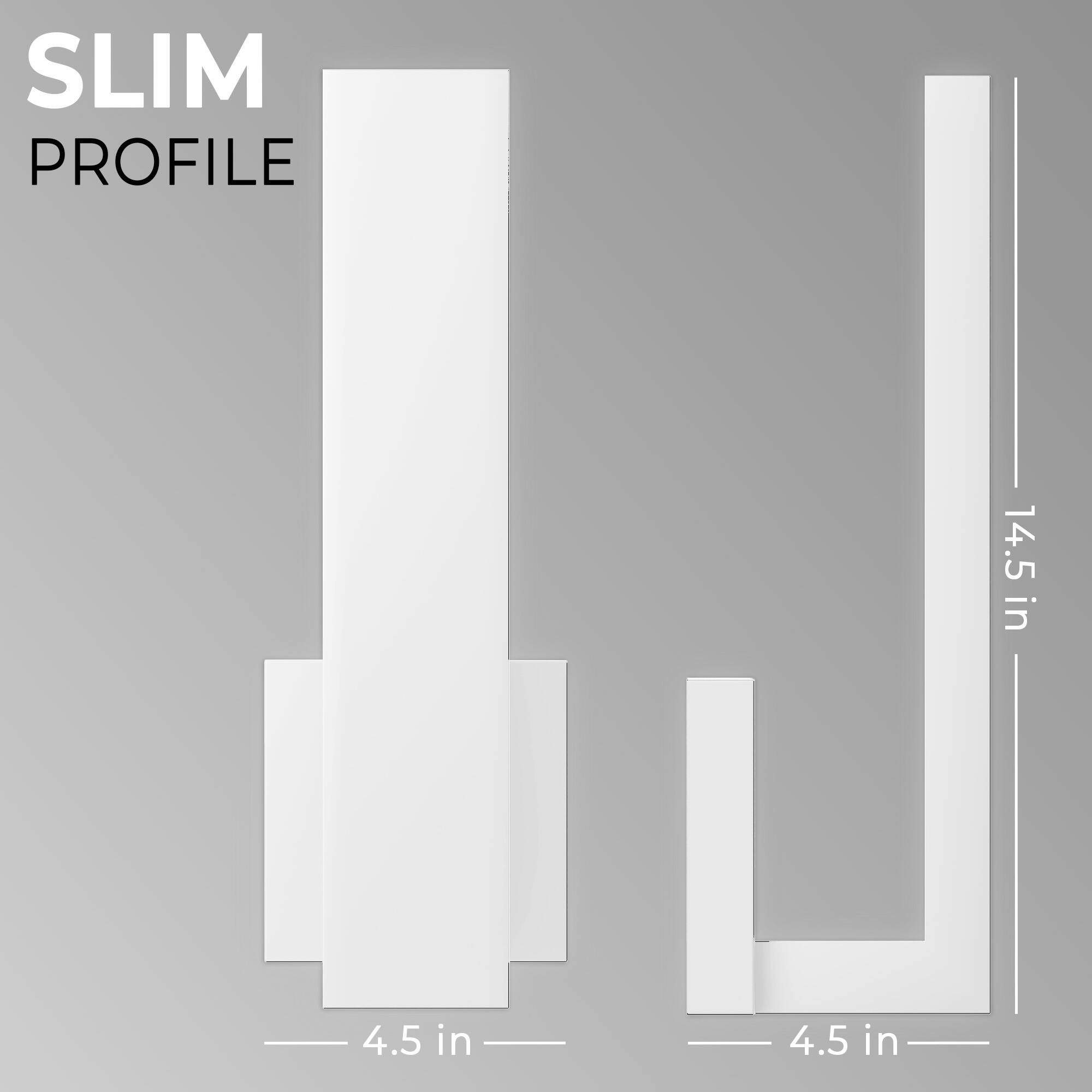 SLIM PROFILE  
14.5 in  
4.5 in  
4.5 in