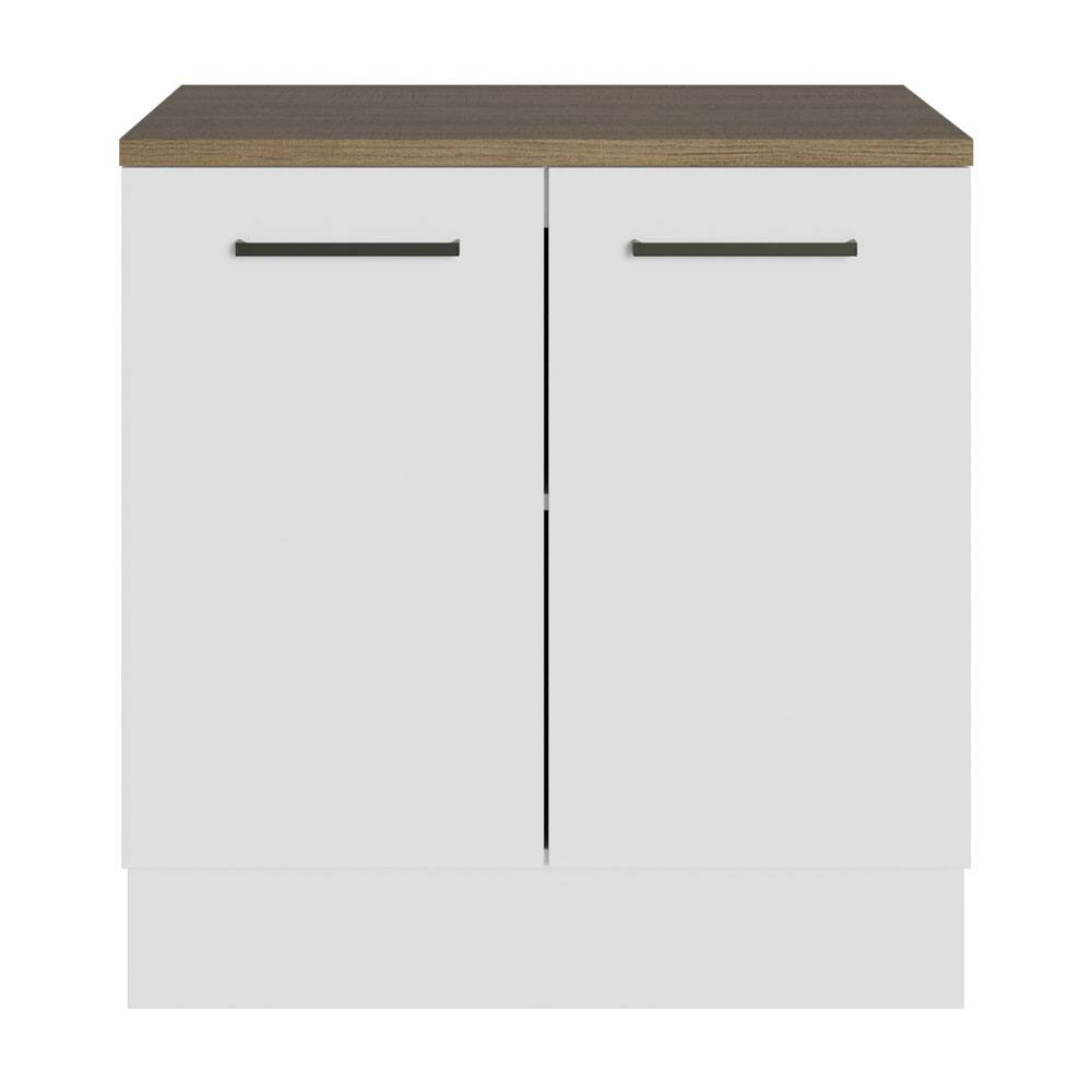 Alt View 5. Madesa - Madesa Compact Garage and Utility Room Base Storage Cabinet with 2 Doors 33"L - White - White.