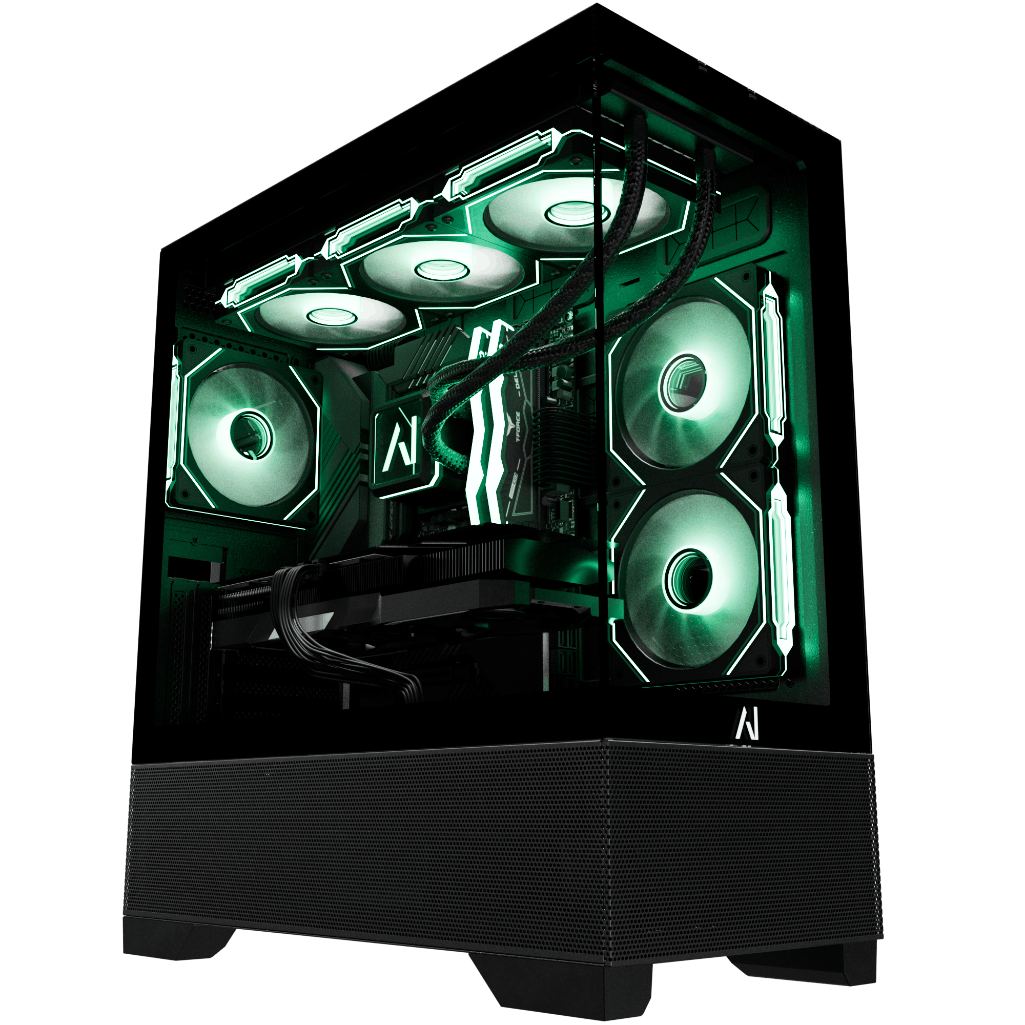 Andromeda Insights - AI 50 Elite V2 Gaming PC RTX 5070 Ti 16GB | Ryzen 7 9800X3D 4.7 GHz (5.2 GHz Turbo) | 32GB DDR5 6000MHz | 2TB Gen4 SSD - Black