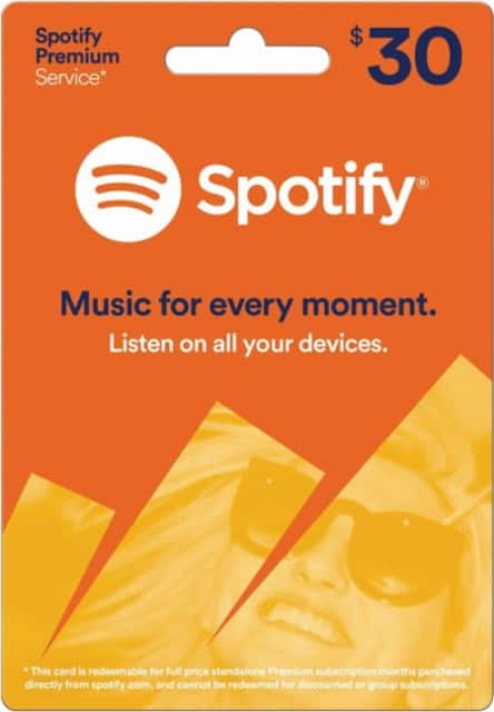Spotify - $30 Gift Card - Front_Zoom
