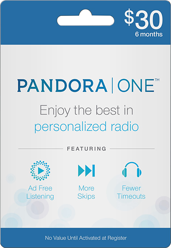 Pandora 6-Month One Card PANDORA ONE 6 MONTH - Best