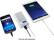 Alt View 12. PNY - PowerPack AD7800 7,800 mAh Portable Charger for Most USB-Enabled Devices - Silver.