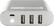 Alt View 11. PNY - PowerPack AD10400 10,400 mAh Portable Charger for Most USB-Enabled Devices - Silver.