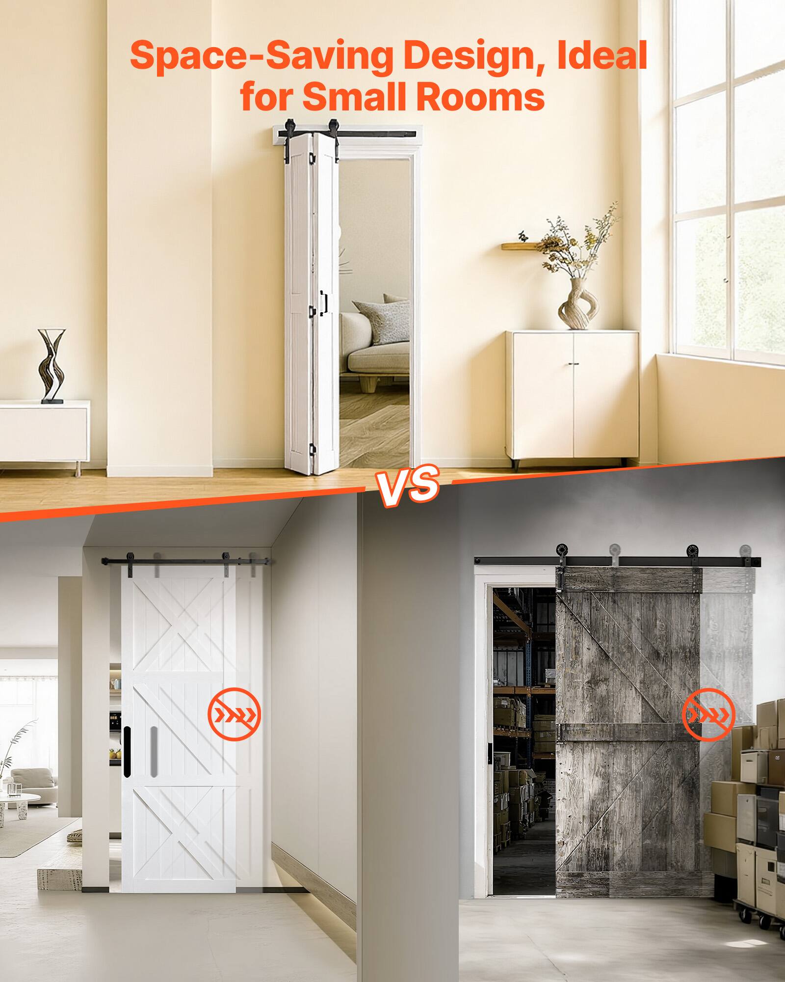 Space-Saving Design, Ideal for Small Rooms

VS

Space-Saving Design, Ideal for Small Rooms