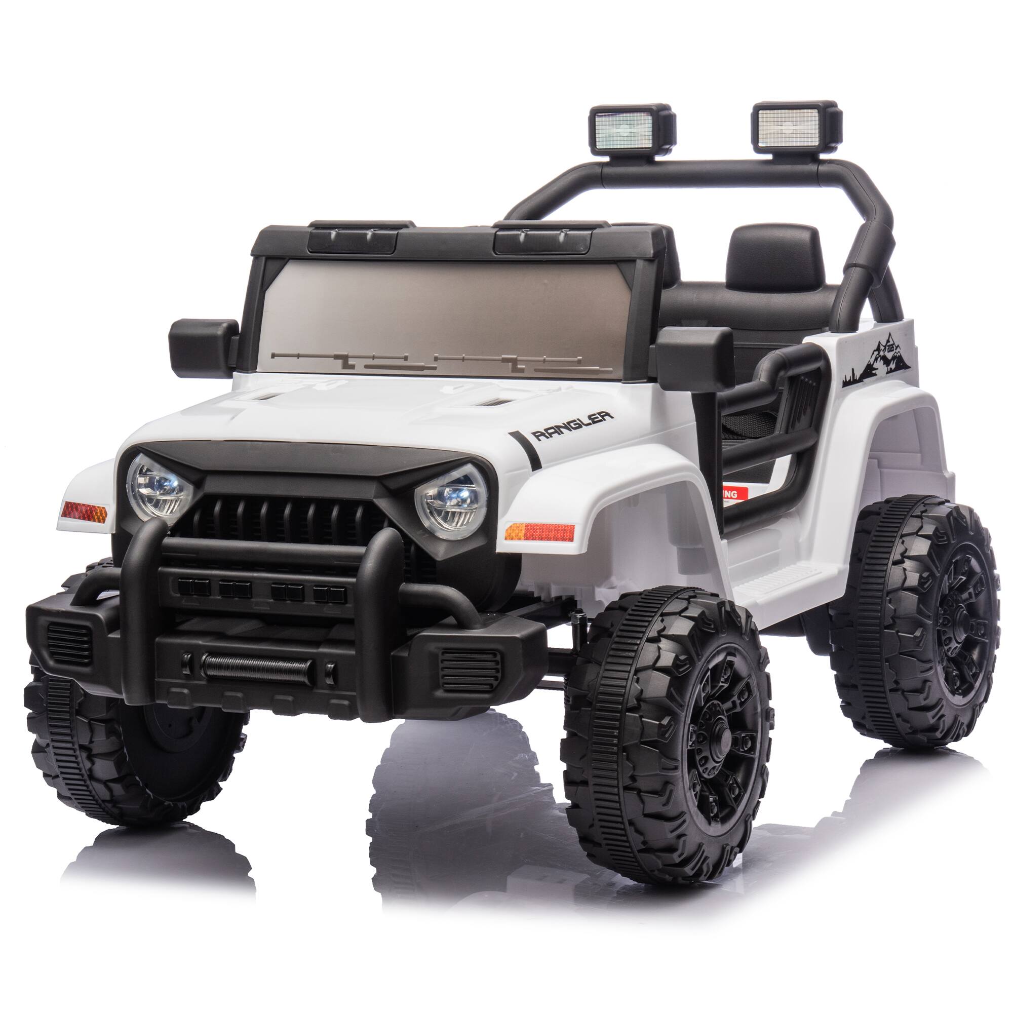 Back. ELEMENT ACE - Pink 12V Electric Ride-On Car for Toddlers with Parent Remote Control, Dual Drive, and Music Player - Tan Cars,White.