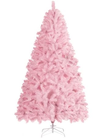 Acekool 6.5 Ft Prelit Artificial Christmas Tree, Black Christmas Tree