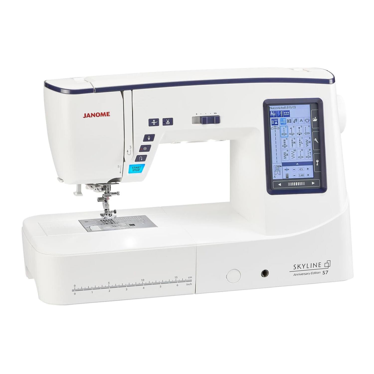 JANOME

Wodocessid (1/2) 4  BA 83
A -
3

g
START STOP
45
240
2021
0 0
1
5 2
3
10 4
5
15 6
on inch
SKYLINE Anniversary Edition S7