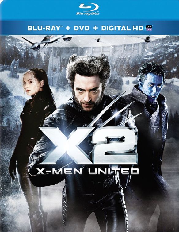  X2: X-Men United [2 Discs] [Includes Digital Copy] [UltraViolet] [Blu-ray] [2003]