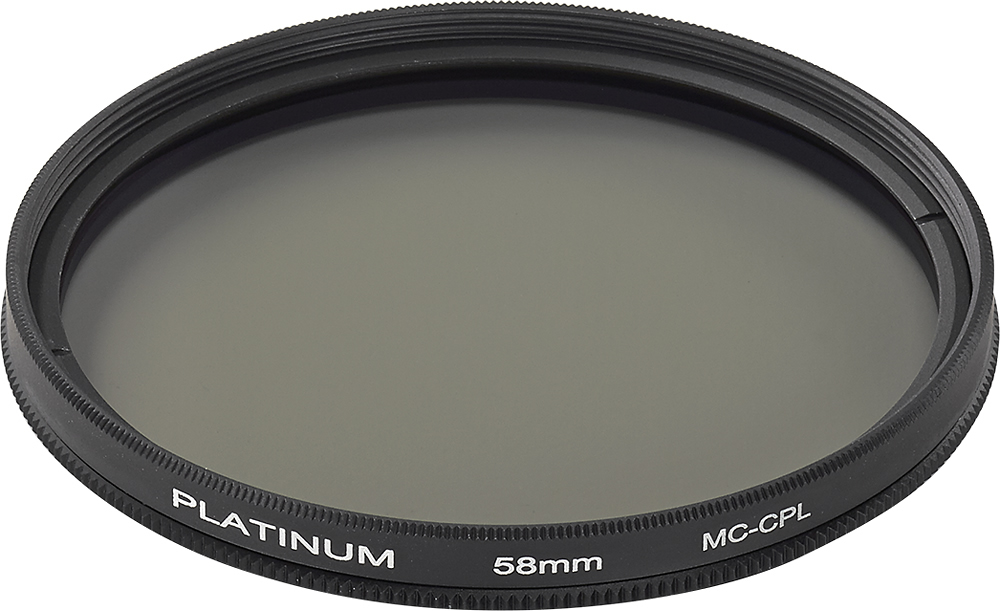 Platinum™ 58mm Circular Polarizer Lens Filter PT-MCCP58 - Best Buy