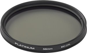 Platinum™ - 58mm Circular Polarizer Lens Filter - Angle_Zoom