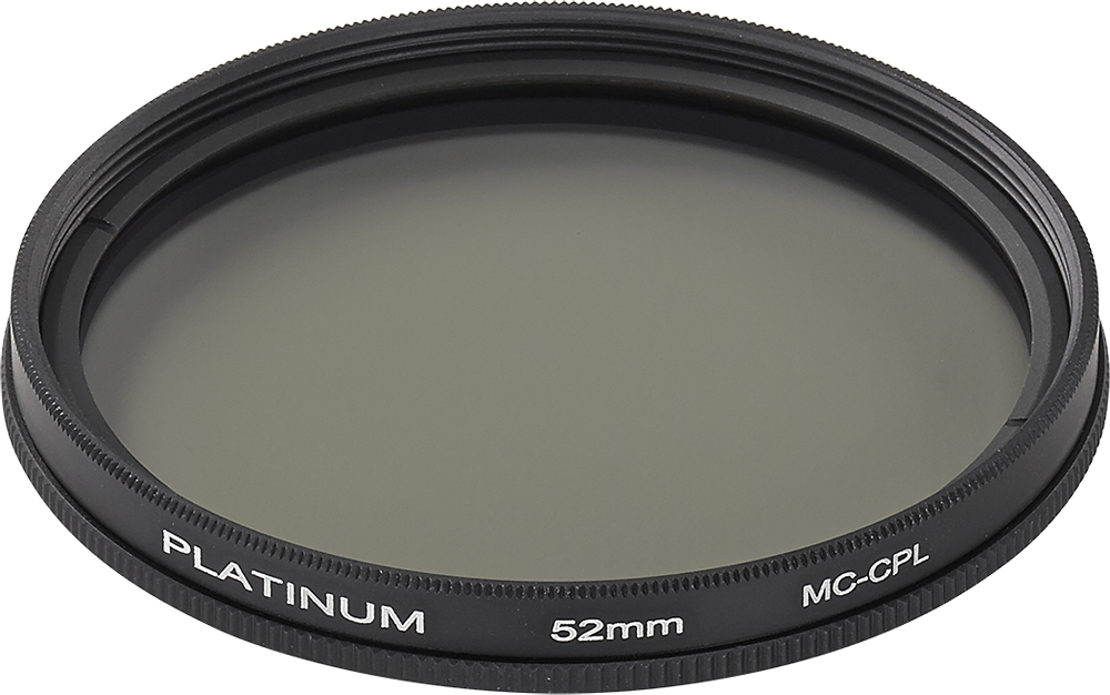 Angle View: Platinum™ - 52mm Circular Polarizer Lens Filter