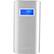 Alt View 12. PNY - PowerPack AD5200 5,200 mAh Portable Charger for Most USB-Enabled Devices - Silver.