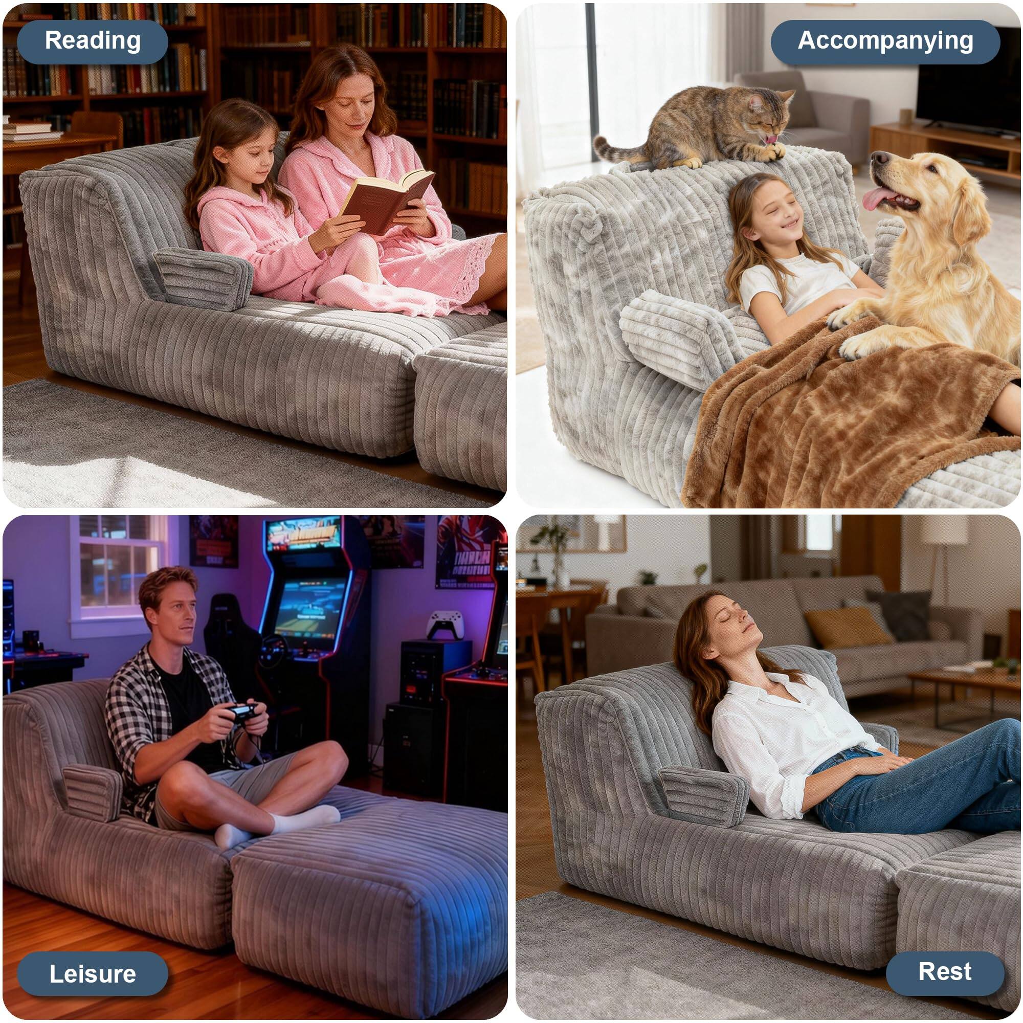 - Reading
- Accompanying
- Leisure
- Rest