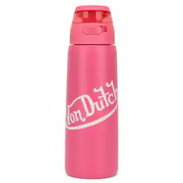 Von Dutch - 26oz Iconic Y2K Double Walled Insulated Stainless Steel Bottle | Hot - Pink
