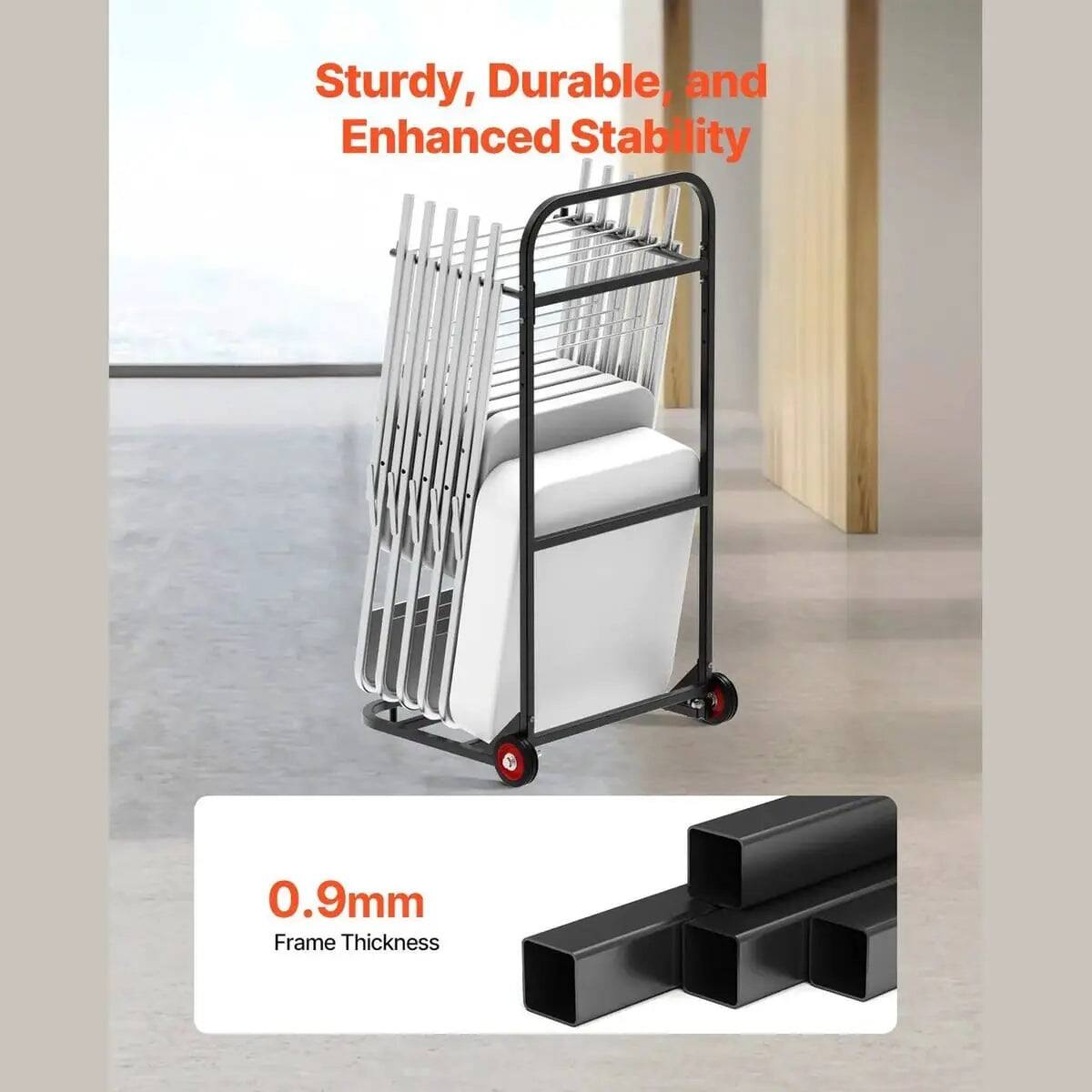 Sturdy, Durable and Enhanced Stability

0.9mm Frame Thickness