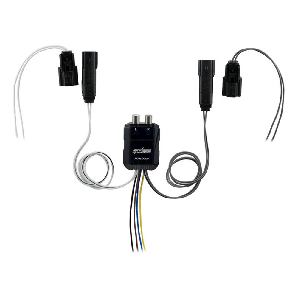 AXXESS - 2-Ch. Line Output Converter for Harley Davidson 2014-2017 Vehicles - Multi