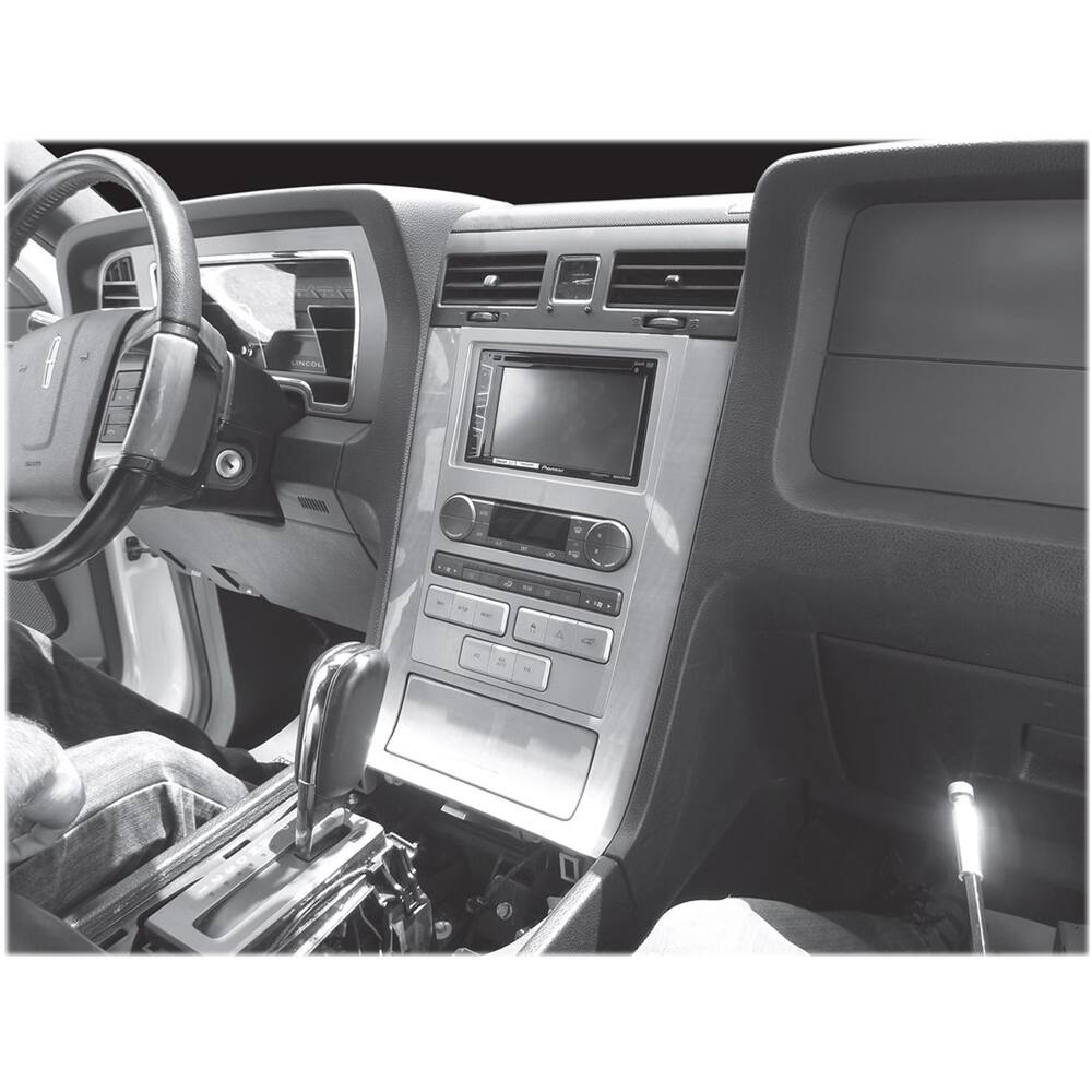 Alt View 11. Metra - Dash Kit for Select 2007-2014 Lincoln Navigator DIN DDIN - Black.