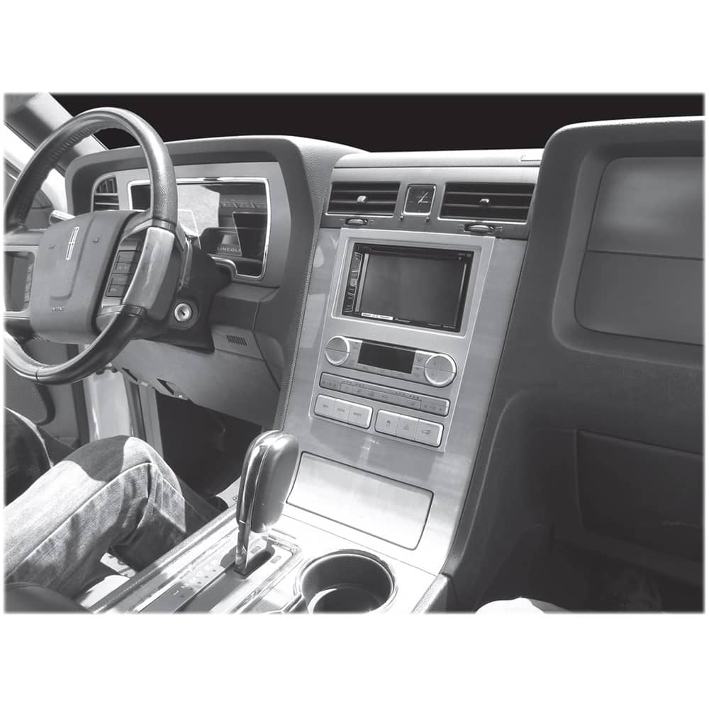 Alt View 11. Metra - Dash Kit for Select 2007-2014 Lincoln Navigator DIN DDIN - Black.
