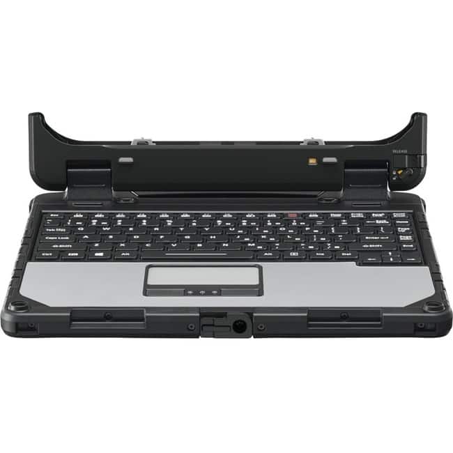 Panasonic - Premium Keyboard - Proprietary Interface - 87 Key(s) - English (US) - Notebook, Tablet, Vehicle Dock, Docking - Black,Silver