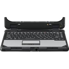 Panasonic - Premium Keyboard - Proprietary Interface - 87 Key(s) - English (US) - Notebook, Tablet, Vehicle Dock, Docking - Black,Silver