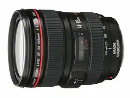 EF 24-105mm f/4 L IS USM Lens for Canon EOS SLR Cameras (International Version) - Black