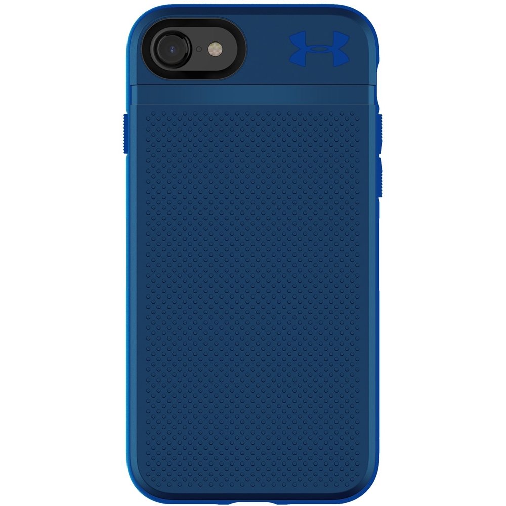 ua protect stash case for apple iphone 7 and 8 - midnight navy/mediterranean